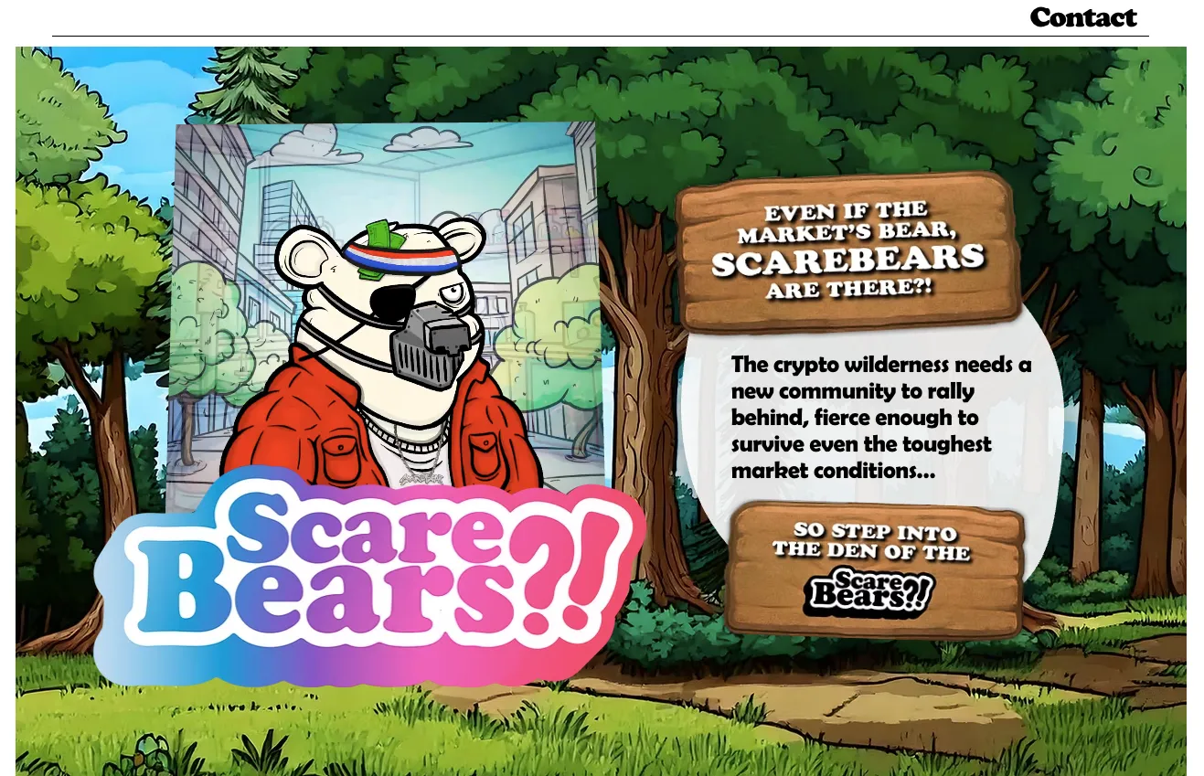 Scarebears?! — Web Design