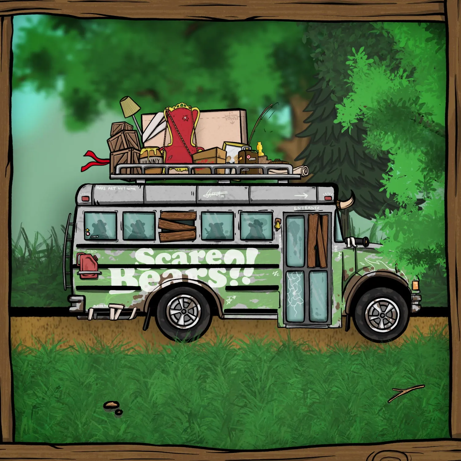 Scarebears?! — Pre-reveal bus